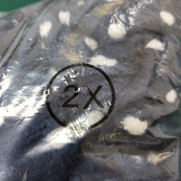 Sleepyheads NWT women's pajamas navy and white polka dot size 2X - Picture 4 of 5